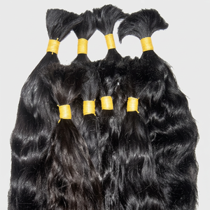100% Virgin Remy Indian Human Hair <b>Body</b> <b>Wave</b> Machine Double Weft 100g Bulk Extensions - Product Image 1