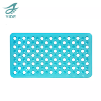 YIDE Tapis de baignoire Tapis de douche antidérapant pour baignoire: PVC Soft Air Bubble achine Tapis de douche lavable dans le bain