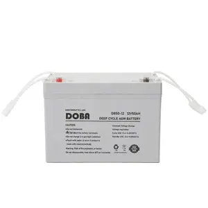 ドングル高性能DB50-12鉛蓄電池システム12V50AhAGMソーラージェルバッテリー