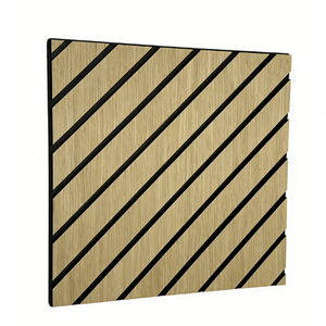 Panel Acústico de Listones de Madera 3D, Económico, de Buena Calidad, <span class=keywords><strong>Akupanel</strong></span>, Paneles Acústicos Insonorizantes, Muestra Gratis - Product Image 2