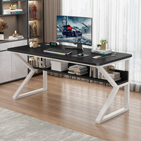K-Type Computer Tafel Bureau Schrijftafel Studentenbureau Lang Lezen Eenvoudig Te Installeren Werkbank Laptop Tafel