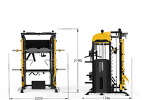 Nuevo diseño Cable Crossover Gym Equipment entrenador funcional Power rack Smith Machine