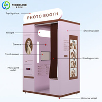 Photomaton à écran tactile Photomaton à 360 degrés Photomaton mobile Photomaton