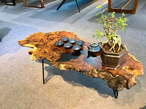Highlighting Natural Beauty Size Customized Contact Us Artistic Wooden <b>Coffee</b> <b>Table</b> With Resin <b>Epoxy</b> Live Edge Design - Product Image 2
