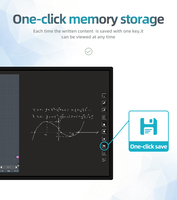 Tableau blanc interactif intelligent EIBOARD 77 94 pouces Nano 4K LED sans soudure magnétique anti-reflet pour la formation professionnelle et les collèges