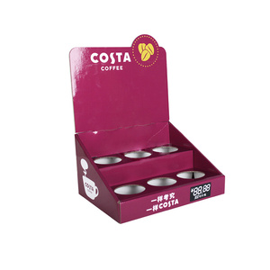 Caja de exhibición de cartón corrugado plegable personalizada Estante de tienda minorista Bandeja lista Embalaje para soporte de exhibición de tienda Uso promocional - Product Image 4