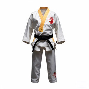 12 oz algodón lienzo <span class=keywords><strong>Karate</strong></span> uniforme Karategui Gi <span class=keywords><strong>Karate</strong></span> traje para niños y adultos - Product Image 6