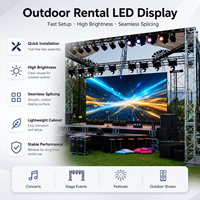 Écran LED d'extérieur P2.6 P3.91 pour location, mur vidéo LED haute luminosité 5000 nits, étanche IP65, affichage publicitaire pour scène, écrans LED d'extérieur