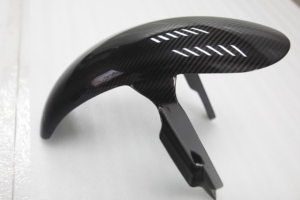 บังโคลนหน้ารถจักรยานยนต์ทำจากคาร์บอนไฟเบอร์ทอสำหรับ <span class=keywords><strong>Harley</strong></span> softail Rider s/st fxrst fxlrs fxlrst - Product Image 2