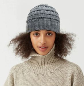 Winter Knitted Satin Lined <b>Hats</b> for Women Slouchy Cable Beanie Gorro Silky Soft Washed Warm <b>Hat</b> Promotion Gifts - Product Image 4