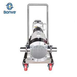 ปั๊มโรตารี่แบบลิ้น Bonve 50BV12-5 สำหรับอาหาร  สำหรับของเหลวความหนืดสูง เช่น ครีม  <span class=keywords><strong>พร้อม</strong></span>รถเข็น  รับประกัน 2 ปี - Product Image 2