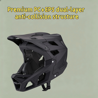 Casque intégral souple Worldcycle ZL-B069 pour VTT, coque en PC, EPS, étanche, pour VTT et vélo de route, réglable, boucle à dégagement rapide ITW