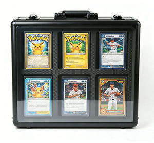 Boîte de rangement en acrylique transparente anti-poussière à 6 compartiments pour cartes TCG et cartes à collectionner – Vente en gros - Product Image 3