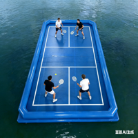 Offre Spéciale : Terrain de Pickleball Gonflable Robuste et Portable pour Événements et Location – Plateforme de Jeu Sportif Professionnelle