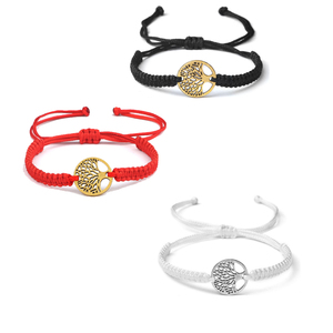<span class=keywords><strong>Bracelet</strong></span> <span class=keywords><strong>arbre</strong></span> <span class=keywords><strong>de</strong></span> <span class=keywords><strong>vie</strong></span> fait à la main pour femmes, bouddhiste tibétain, corde porte-bonheur, Logo réglable, nom, Bracelets <span class=keywords><strong>de</strong></span> prière pour hommes, bijoux personnalisés - Product Image 1