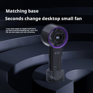 Electric Fans Tool Smart Rechargeable Battery-powered Wearable Mini Household Hand Cooling Spray Held Wind Handheld Fan - Product Image 2