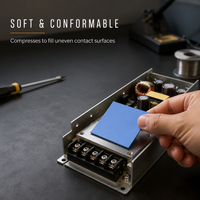 Nouvelle arrivée 3KS : Plaque d'isolation thermique conductrice en silicone, anti-vibrations et anti-chocs haute température pour moteur