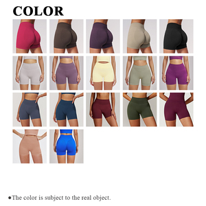 Pantalon de sport pour <span class=keywords><strong>femme</strong></span>, moulant, sans couture, séchage rapide, effet push-up, taille haute, sensation seconde peau, pour course, cyclisme, gym et yoga en extérieur - Product Image 3