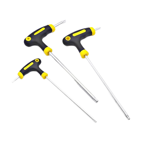 Tournevis Torx de Type T T20 T25 T27 T30 T40 <span class=keywords><strong>T45</strong></span> T55 T60 Poignée en plastique Finition chromée DIY Grade OEM - Product Image 1