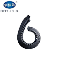 Cadena Portacables de Plástico de Ingeniería Silenciosa BOTHSIX, Dimensiones 25*25-25*150, para Accesorios de Router CNC, Piezas de Brazo Robótico