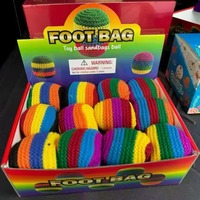 Promoción de Venta al por Mayor de Fábrica: Hacky Sack Tejido de Algodón para Niños, con Logotipo Personalizado, para Patinar con el Balón