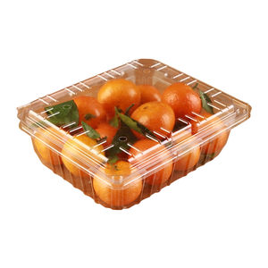 กล่องพลาสติกใสแบบใช้แล้วทิ้งสำหรับบรรจุอาหาร ผัก ผลไม้ เช่น องุ่น ลิ้นจี่ <span class=keywords><strong>เชอ</strong></span><span class=keywords><strong>ร์</strong></span><span class=keywords><strong>รี่</strong></span> - Product Image 1