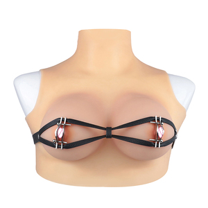 QKKQ調整可能な金属ニップルクランプスパイク付きノンピアスハーネスベルトボンデージアクセサリーBDSM拘束大人用おもちゃ - Product Image 3