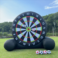 Populaire enfants en plein air géant intéressant jeu de tir de Football location commerciale gonflable football jeu de fléchettes adultes jeu de Sport