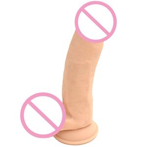 巨大なサイズの肉黒ピンク人工ペニスディルド大人のおもちゃゴムペニス - Product Image 6