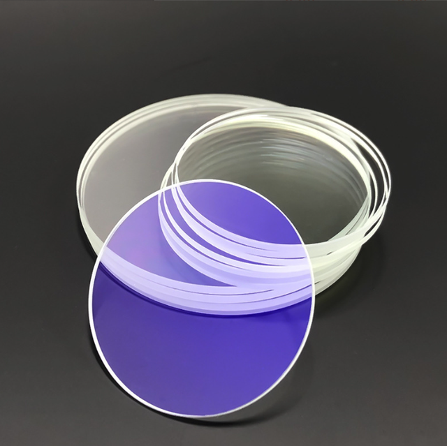 Custom OEM Ultra Clear 25mm Round Convex Lens Anti-Reflective Coating (AR) for Camera Lens Cover Coating