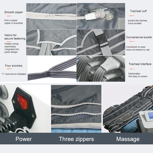 Combinaison de compression pour massage lymphatique par pression d'air Appareil lymphatique de pressothérapie Équipement corporel sous vide Presse pour jambes - Product Image 4
