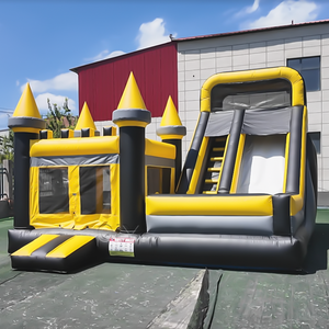 Large <strong>Inflatable</strong> Castle Bouncy Jumping Bouncer House Combo with <strong>Slide</strong> High Quality PVC <strong>Inflatable</strong> <strong>Slide</strong> for Adults - Product Image 1