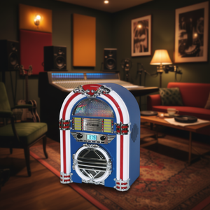 Victor Broadway Jukebox Bluetooth de Escritorio, Equipo de Sonido Estéreo, Fuente de Alimentación de 69W - Product Image 2