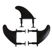 Soft Top Fin de planche de surf en mousse, Pin Fins en Nylon Soft board Fin Tri Set Up