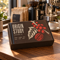 Boîtes d'expédition en carton ondulé personnalisées pour les kits d'abonnement de café de spécialité