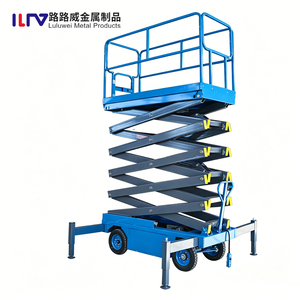 Plateforme <span class=keywords><strong>de</strong></span> travail aérienne mobile hydraulique à <span class=keywords><strong>ciseaux</strong></span> autopropulsée électrique tout-terrain - Product Image 1