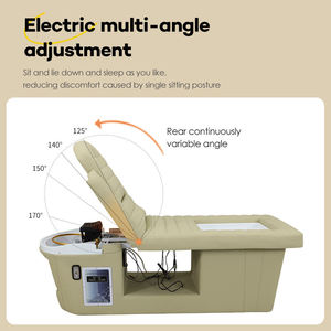 Cama de Masaje y Pedicura de Fibra de Vidrio de Alta Calidad con Reposacabezas Ajustable, Circulación de Agua, Duradera, Impermeable y Ecológica - Product Image 3