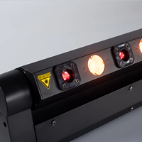Yifa 8 yeux DMX 500mw Lazer barre rouge tête mobile lumière Laser pour DJ Disco boîte de nuit scène d'événement