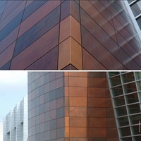 Paneles compuestos de aluminio (ACP/ACM) Revestimiento de paredes exteriores moderno antiestático con revestimiento de PVDF y características ecológicas