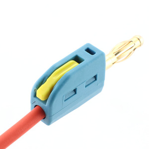 Conector <span class=keywords><strong>Banana</strong></span> Azul de 4mm, Chapado en Oro, Cobre/Acero Inoxidable, Conexión Rápida sin Soldadura, Terminal de Alta Calidad, Marca Kuishen, Modelo KC-121BDJ-B - Product Image 3