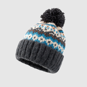 Bonnet tricoté Jacquard automne et hiver chapeau d'extérieur plus épais pour hommes et femmes avec motif de scène de plage imprimé pour les voyages - Product Image 5