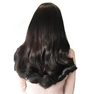 Free Sample Cheap Vendors Brazilian Black Real Virgin Hand Tied Weft Remy Human Hair Extension