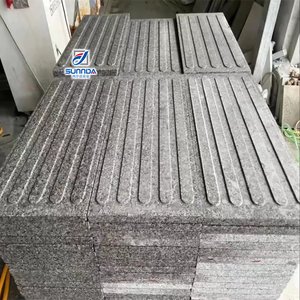 Piastrella in Ceramica Grigio Sesamo 400x400mm di Alta Qualità per Pavimentazione Esterna Tattile a Tutta Massa di Foshan - Product Image 4