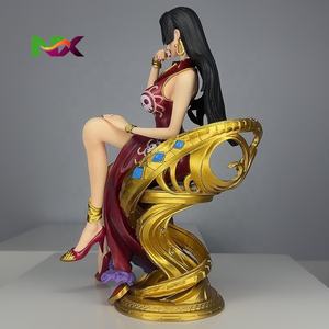 Figura de Anime de Boa Hancock en Pose Sentada de One Piece, Modelo de Estatua con Traje Rojo de JT Studio - Product Image 4