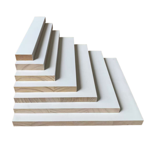 Moldura de panel de madera de diseño tradicional Moldura de pino de madera imprimada S4S - Product Image 1