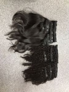 Clip dans les cheveux raides en gros cheveux vietnamiens Double noyer Clip dans les extensions de cheveux humains - Product Image 4