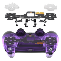 EXtremeRate pour manette PS5 BDM-040/BDM-050/060 Kit complet de boutons à clic V2, boutons d'épaule, de face et D-pad