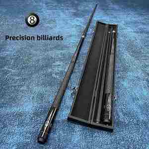 Carbon Fiber Professional Black Tech <b>Pool</b> Cue <b>Stick</b>,Tournament Grade 8 Ball 9 Ball Snooker Billiards Sport Full Kit Set - Product Image 5