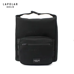 LAPOLAR Handtasche Hersteller individuelle OEM hochwertige Nylon + Faser Herren Freizeit-Geschäfts-Handtasche