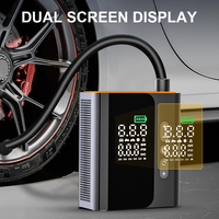 Compresseur d'air portable 2025 pour gonflage de pneus, pompe à air automatique 12V avec manomètre, machine de climatisation automobile, pompe à vide